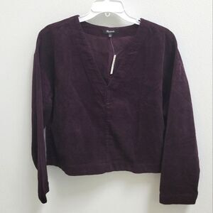 Madewell Deep Purple Blouse